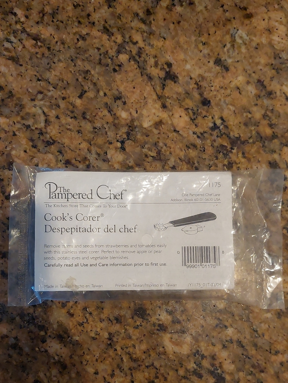 New Pampered Chef Cook's Corer